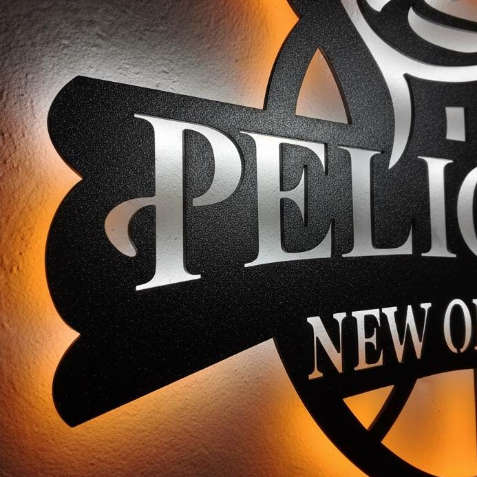 Pelicans Wall Art - NBA Team Logo - New Orleans Basketball Fan Game Room Decor