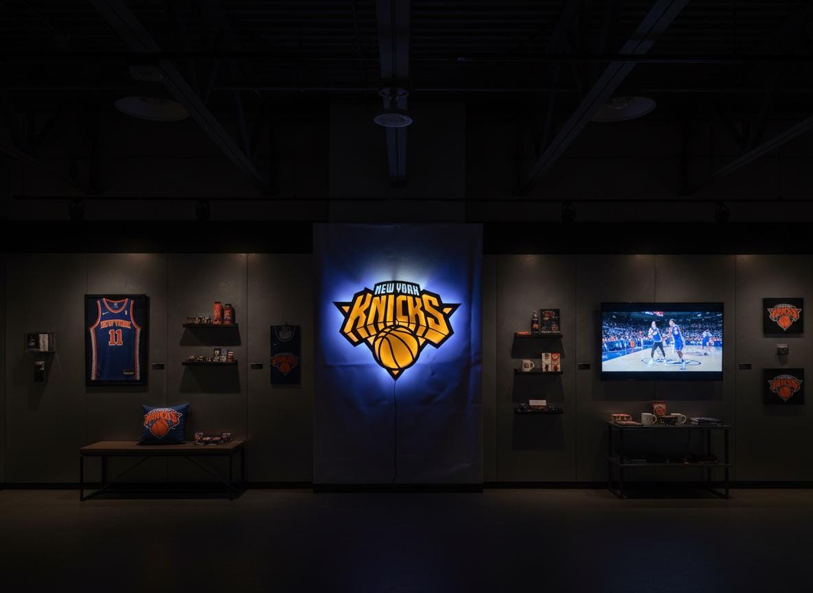 New York Knicks Metal Wall Art – Game Room Decor Sign