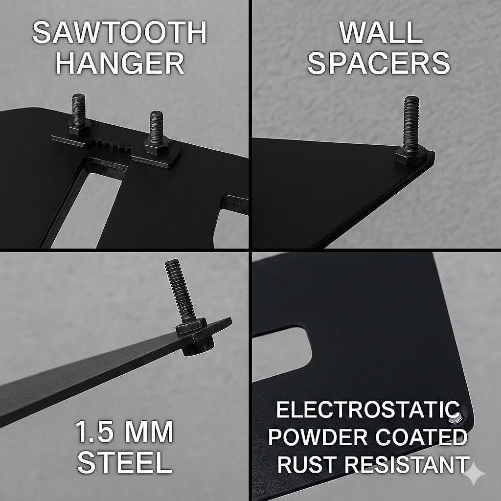 Notre Dame Wall Art - Fighting Irish Logo Game Room Decor Man Cave Gift