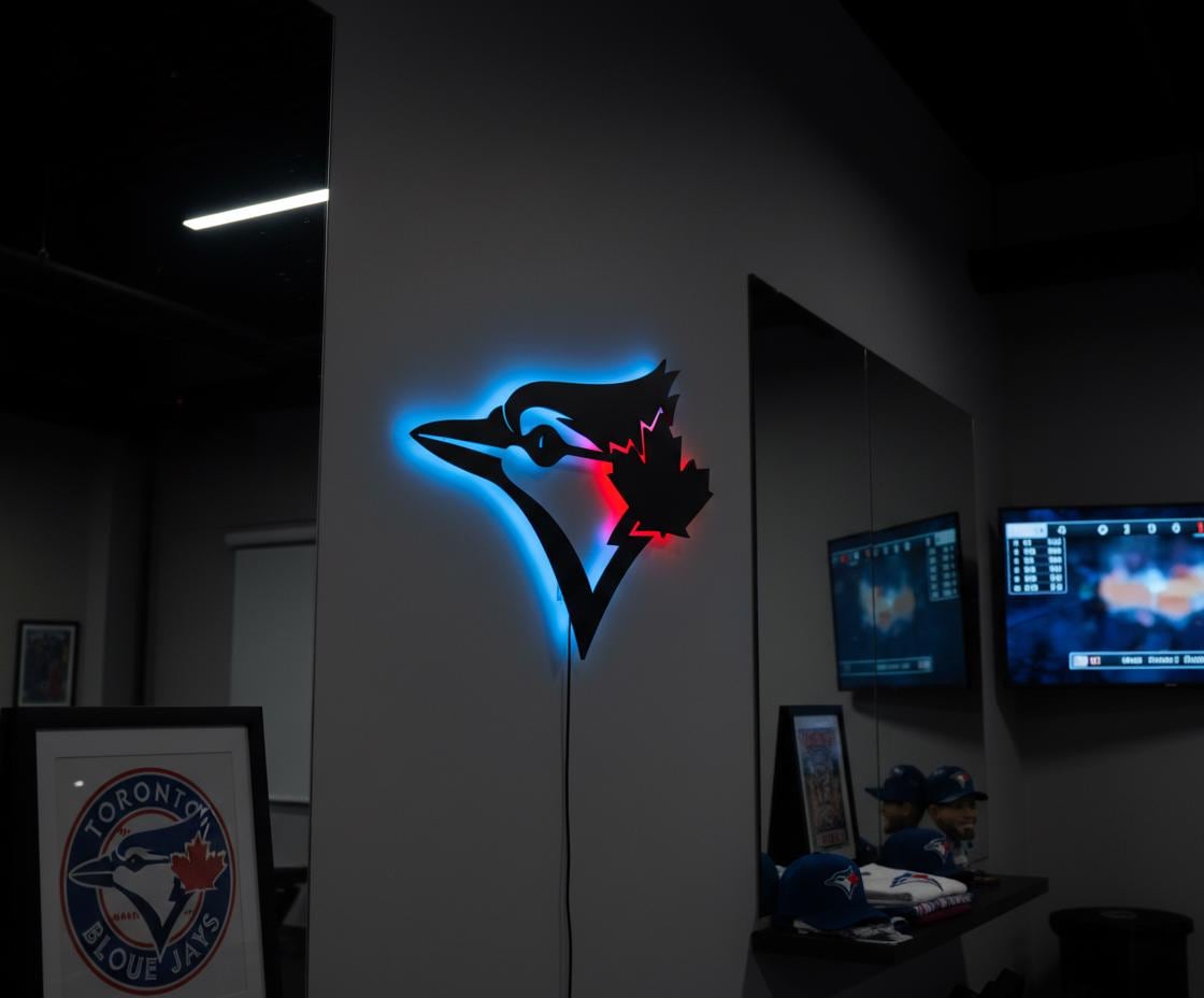 Toronto Blue Jays Wall Art - Team Logo Baseball Fan Gift Game Room Decor