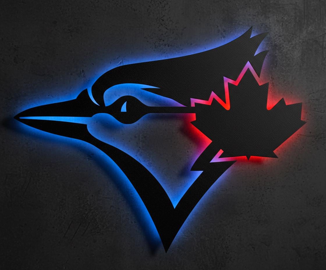 Toronto Blue Jays Wall Art - Team Logo Baseball Fan Gift Game Room Decor