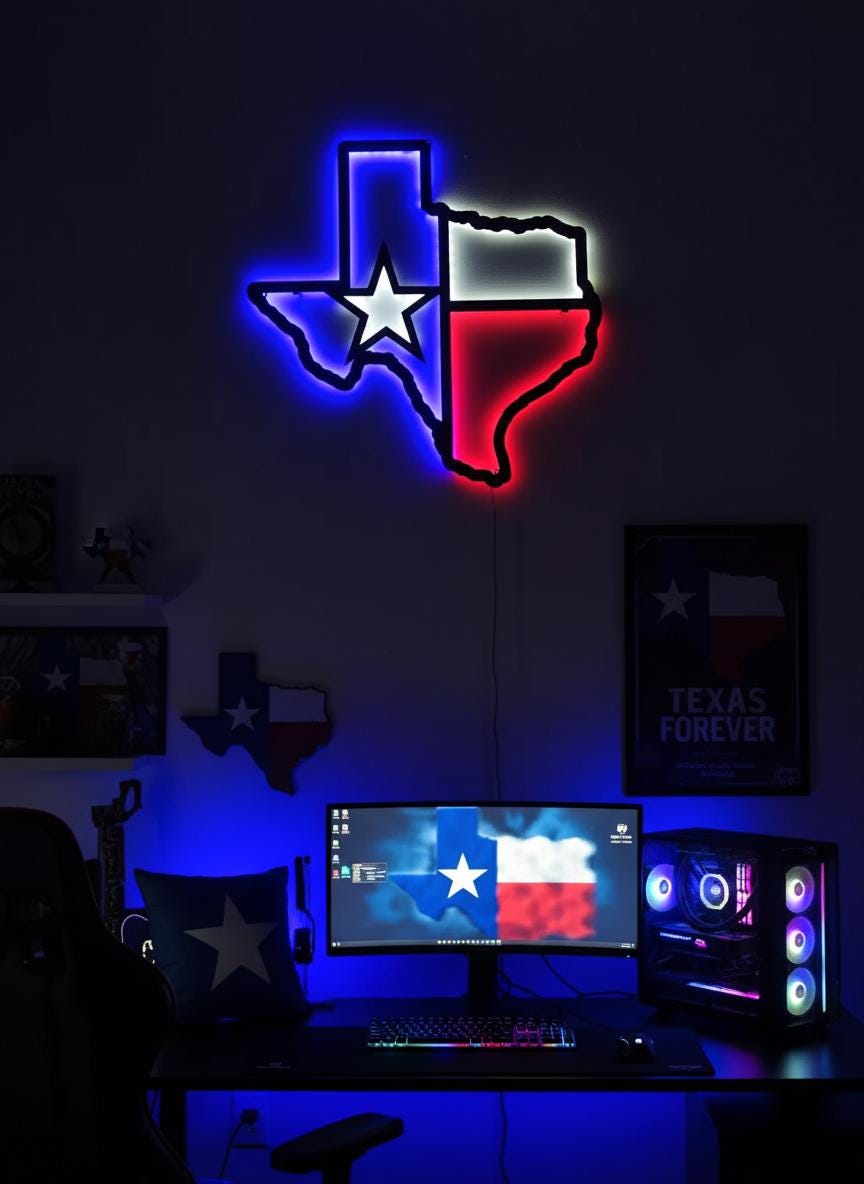 Texas State Bobcats Wall Decor - NCAA Team Logo Art - College Fan Gift