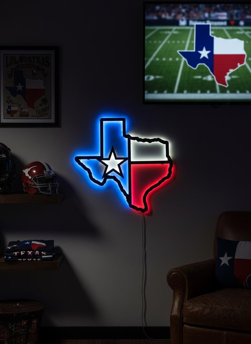 Texas State Bobcats Wall Decor - NCAA Team Logo Art - College Fan Gift
