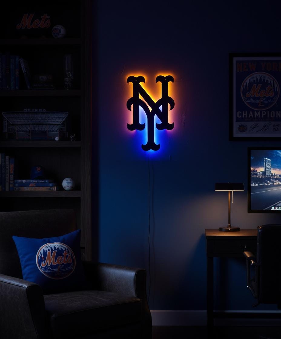New York Yankees Wall Art - Baseball Team Decor - Game Room Sign