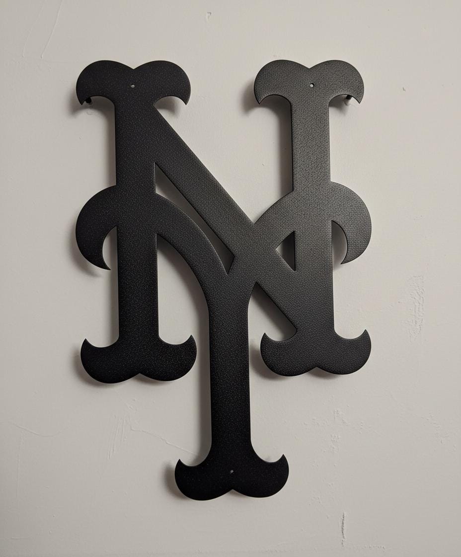 New York Yankees Wall Art - Baseball Team Decor - Game Room Sign