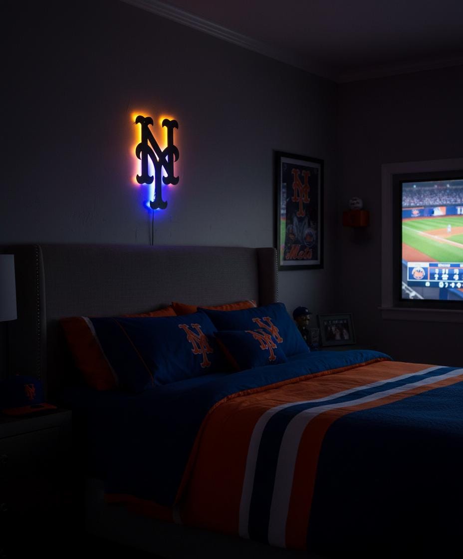 New York Yankees Wall Art - Baseball Team Decor - Game Room Sign