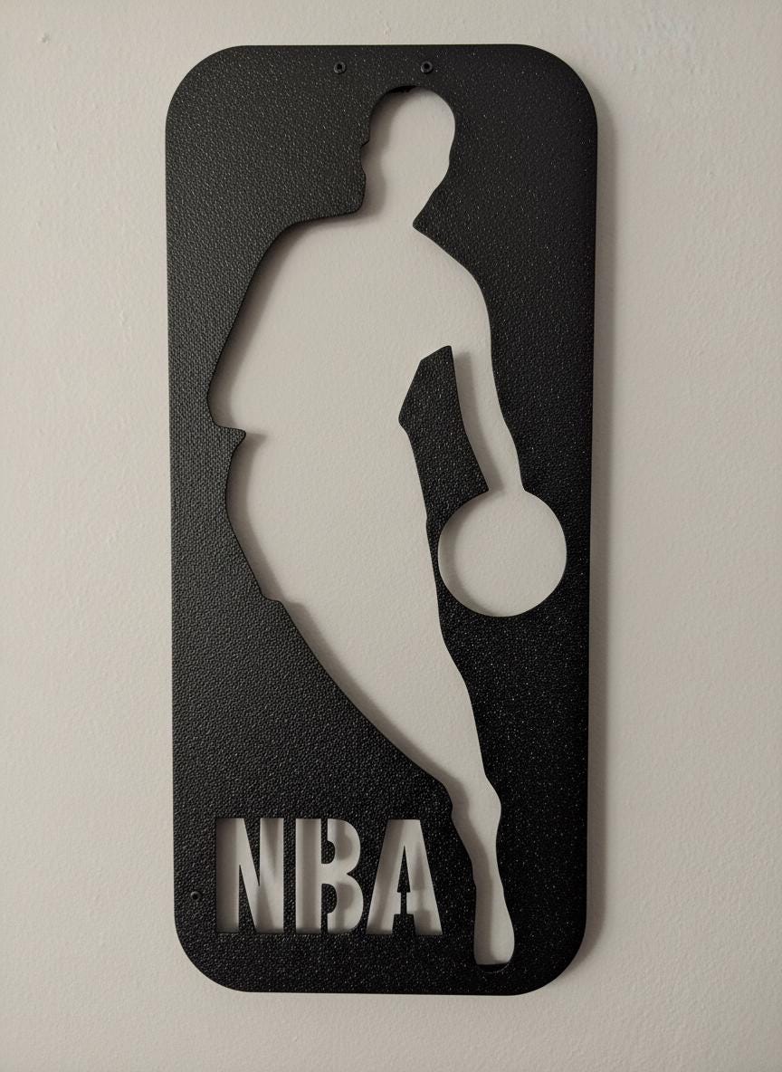NBA Wall Art - Basketball Team Logo Light Up Decor Game Room Man Cave Gift