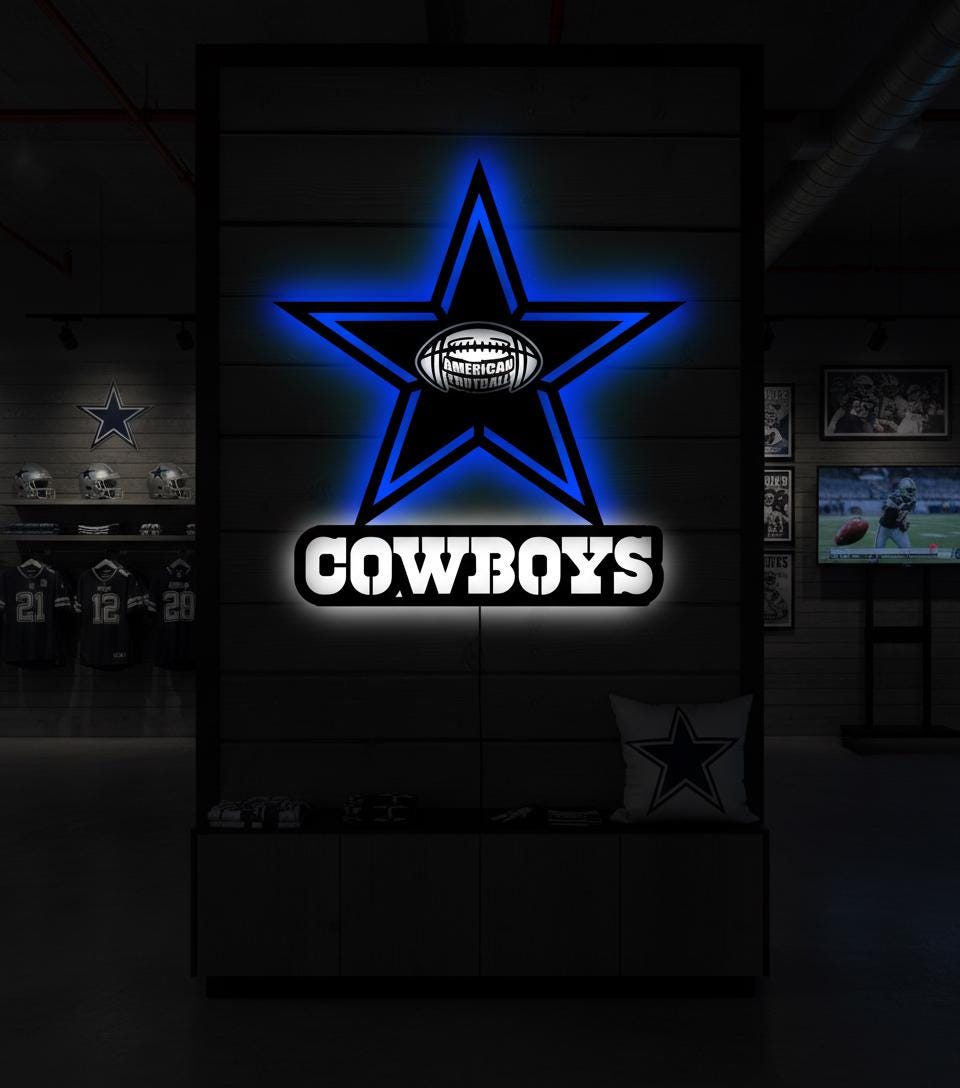 Dallas Stars Wall Art - Official NHL Team Logo Hockey Fan Game Room Decor