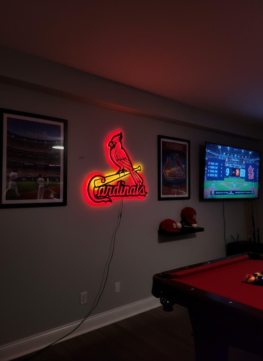 Arizona Cardinals Wall Art - Official Team Logo NFL Football Decor Gift