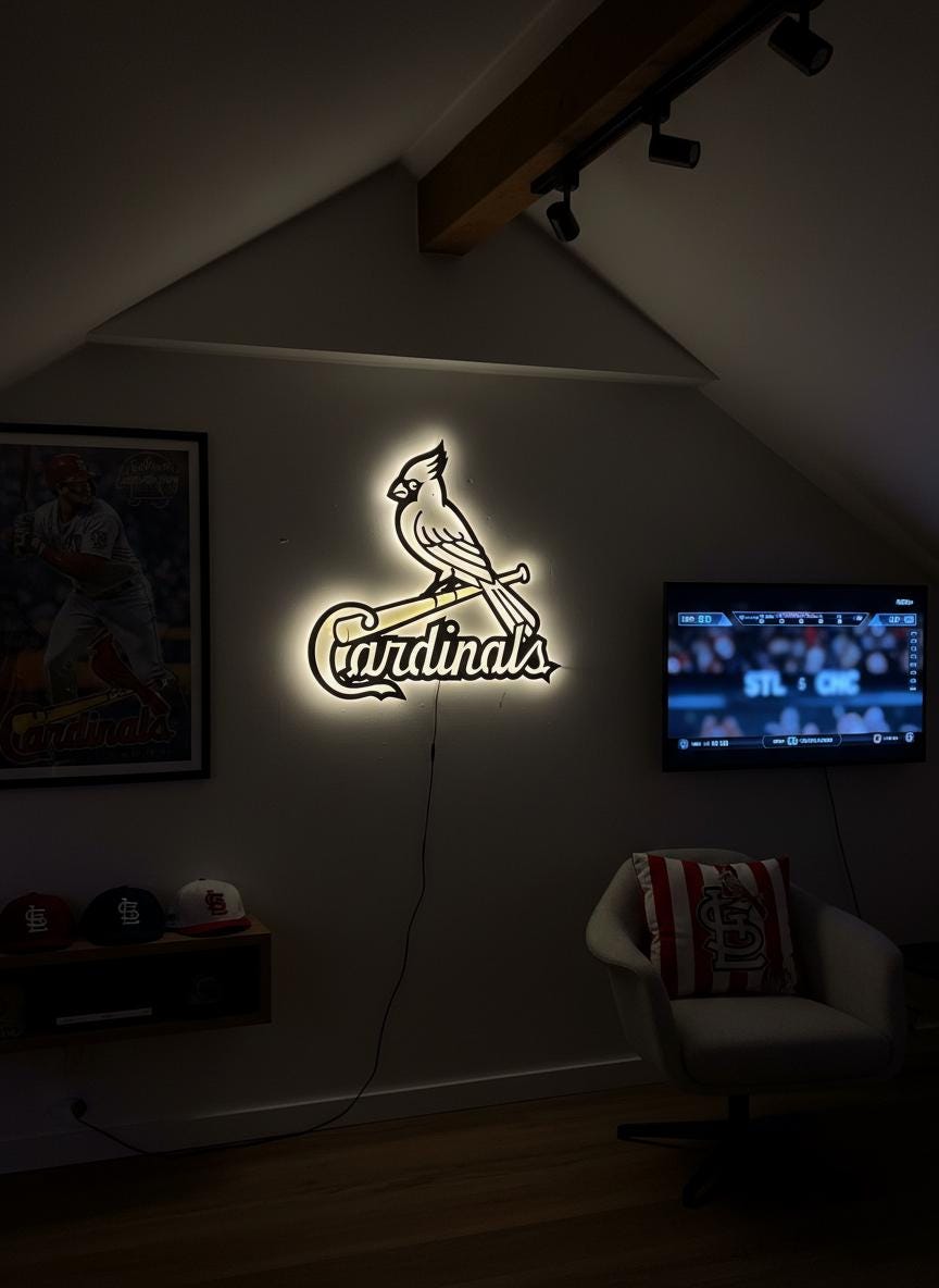 Arizona Cardinals Wall Art - Official Team Logo NFL Football Decor Gift